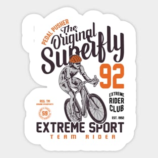 Pedal Pusher Extreme Rider Sticker